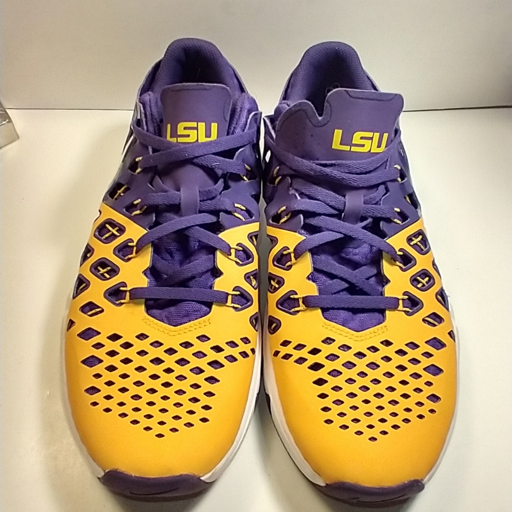 Nike Train Speed 4 AMP LSU Tigers NCAA Sneakers Shoes Men's sz 10. - Picture 2 of 10